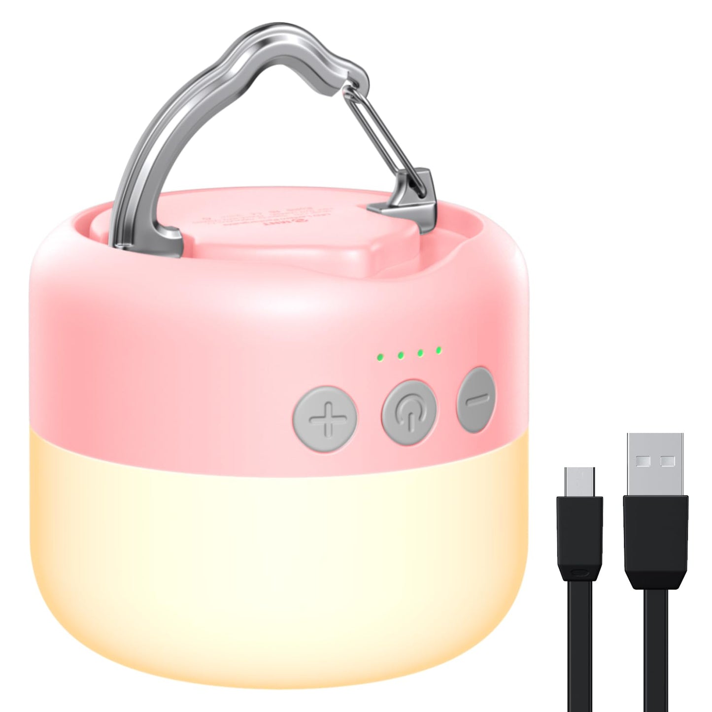 LED Camping Lantern Rechargeable 1000LM, Up to 300H Running Time Camping Tent Light, 6700mAh Emergency Hanging Light for Hurricane, Power Outages, Home, Hiking, Water-Resistant, Black